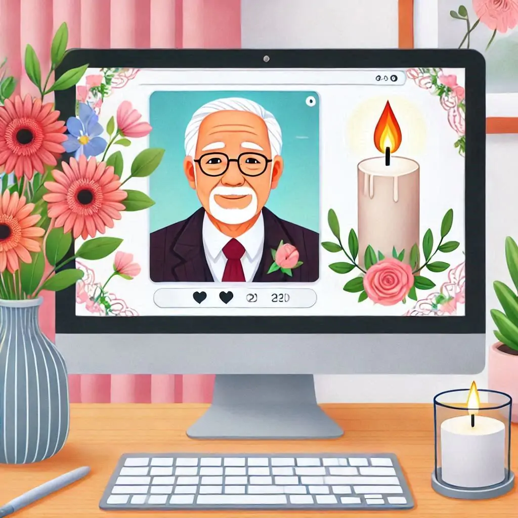 Додавайте на сторінку квіти або запалюйте віртуальну свічку на знак пам’яті